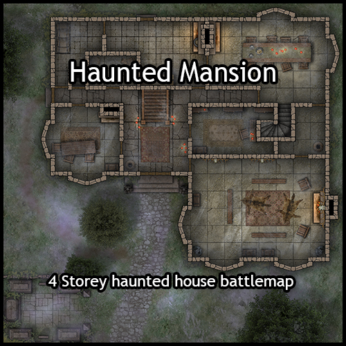 haunted house map