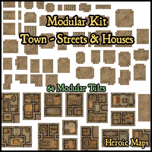 Modular Kit: Town – Streets & Houses