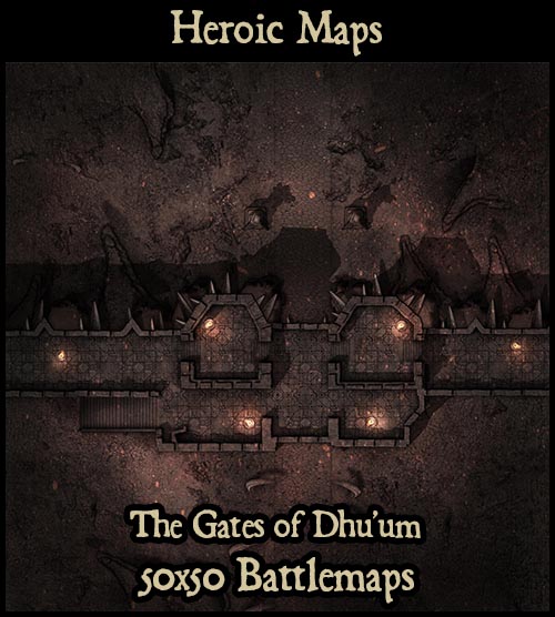 Heroic Maps - Giant Maps: The Gates of Dhu'um