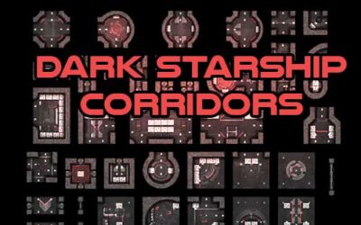 Modular Kit – Dark Starship Corridors