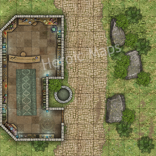 Heroic Maps - Geomorphs: Village Stores - Heroic Maps | Cities ...