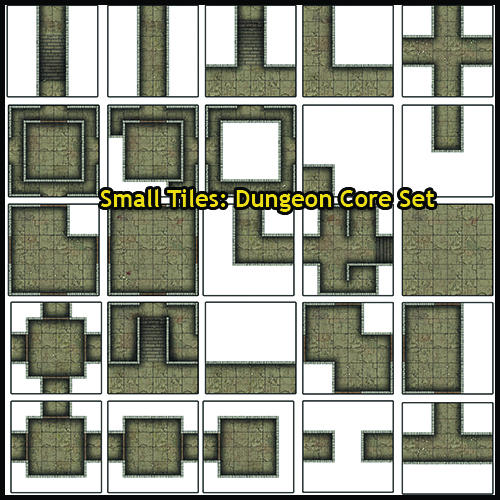 Small Tiles – Dungeon Core Set